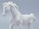 Скульптура в подарочной упаковке, форма Конь Арабской породы, рисунок Белый арт. 81.18628.00.1, 
