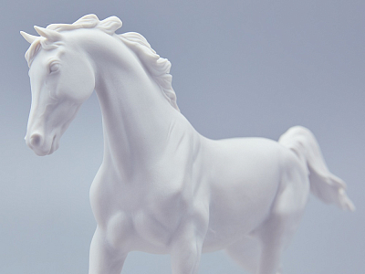 Скульптура в подарочной упаковке, форма Конь Арабской породы, рисунок Белый арт. 81.18628.00.1