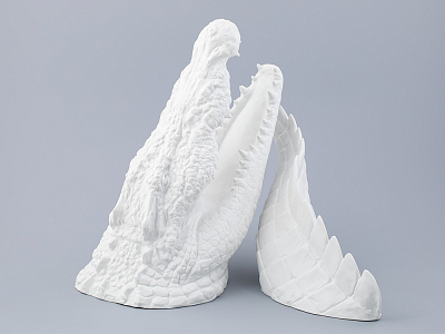 Подарочный набор Крокодил голова и хвост, рисунок Белый, арт. 81.32755.00.1