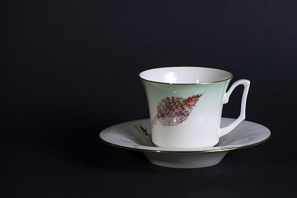 Чашка с блюдцем Татьянин день на форме Юлия, рисунок 2