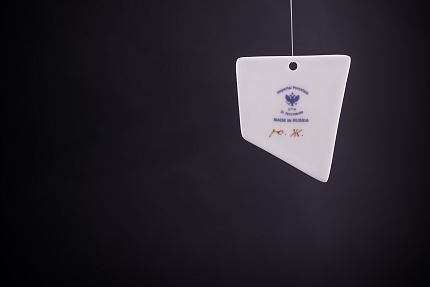 Кулон Цветы осенние, форма Осколок, арт 60.21098.00.1