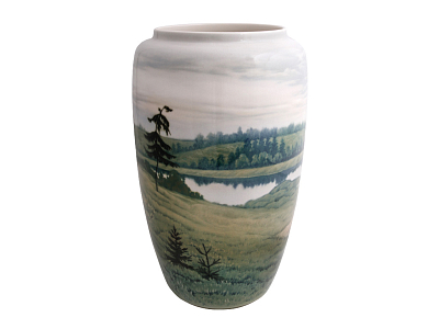 Ваза форма Китайская средний размер рисунок Монастырь арт. 80.06852.00.1