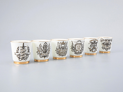 Подарочный набор стопок форма Сувенирная 1 рисунок Кворум, арт. 81.30291.00.1