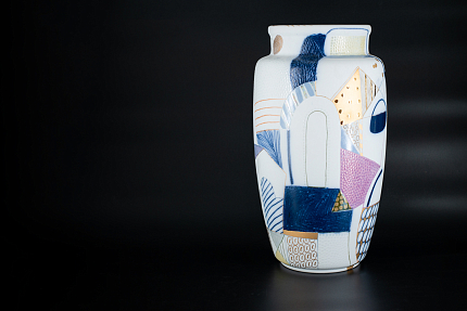 Ваза Город на форме Китайская среднего размера, арт 60.15654.00.1