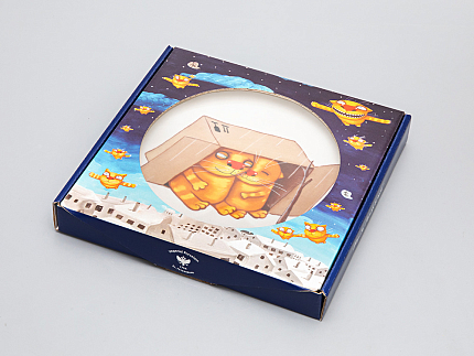 Подарочный набор дек. тарелка Эллипс Вася Ложкин. Рай в шалаше, арт. 81.29339.00.1