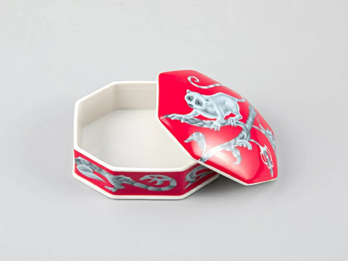 Туалетная коробочка Лямурия красный  арт. 80.37610.00.1, 