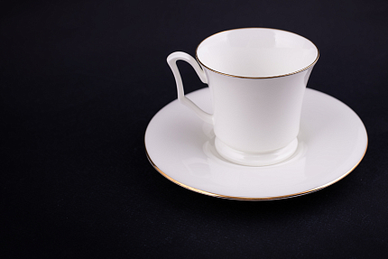 Чашка с блюдцем кофейная, рисунок Конфета Лакомка, форма Юлия, арт 61.21052.00.1