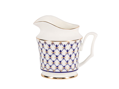 Сервиз кофейный форма Юлия рисунок Кобальтовая сетка, 6 персон 15 предметов, арт. 81.19482.00.1