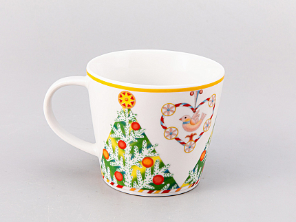 Подарочный набор трехпредметный комплект форма Карат рисунок Лесной праздник арт. 81.30217.00.1