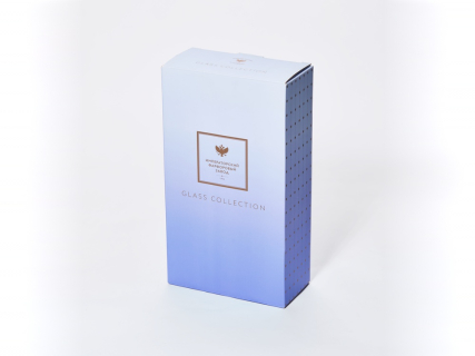 Набор из 2-х бокалов для шампанского 230 мл в подарочной упаковке, рисунок Азур золотой, арт 14.11448.07, 