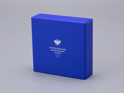 Елочная игрушка в подарочной упаковке форма Лошадка рисунок Синяя, арт. 81.34340.00.1, 