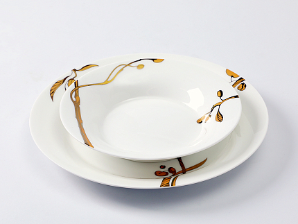 Сервиз столовый на 6 персон, 24 предметов, форма Юлиана, рисунок Лидия, арт 81.33227.00.1