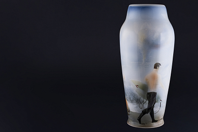 Ваза У самого синего моря на форме Музейная, арт. 60.08880.00.1