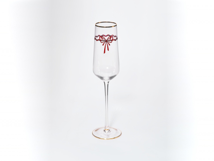 Набор из 2-х бокалов для шампанского 250 мл, в подарочной упаковке, рисунок Календа арт 14.11462.07, 