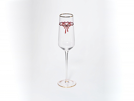 Набор из 2-х бокалов для шампанского 250 мл, в подарочной упаковке, рисунок Календа арт 14.11462.07