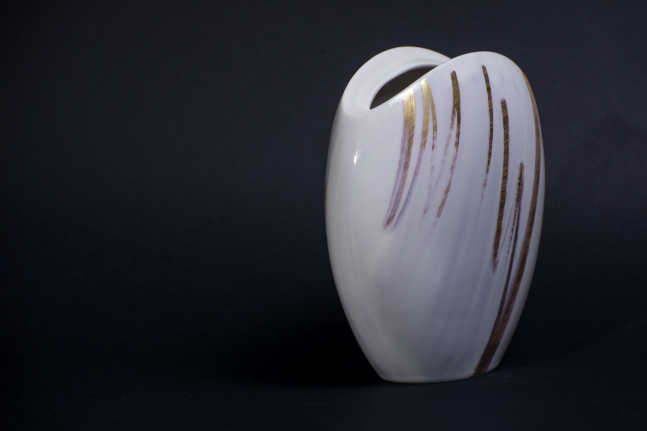 Ваза форма Вечерний цветок, рисунок Атмосферные явления 2, арт. 60.15870.00.1, 