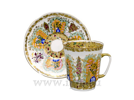 Чашка с блюдцем кофейная 165 мл.,  форма Майская, рисунок Утро арт. 81.10531.00.1