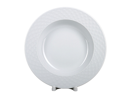 Тарелка глубокая 225 форма Европейская-2 рисунок Сетка Омега арт. 80.87672.00.1