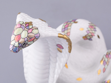 Скульптура форма Кобра, большой размер, в подарочной упаковке, рисунок Мудрость, арт. 81.32810.00.1