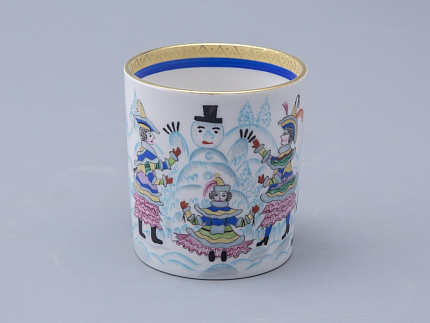 Сервиз чайный форма Гербовая рисунок Зимние забавы, 4 персоны 10 предметов арт. 81.20899.00.1