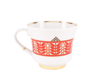 Чашка с блюдцем чайная 220 мл форма Банкетная рисунок Дерево жизни арт. 81.28336.00.1, 