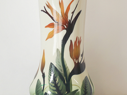 Ваза форма Альфа, рисунок Стрелиция, арт 80.44071.00.1