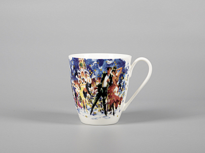 Бокал 450 мл. форма Вариации рисунок Танго на Красной площади 1 арт. 80.39848.00.1