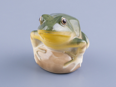 Скульптура Лягушка прудовая зеленая арт. 82.63683.00.1