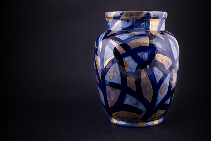 Ваза Синие тени на форме Китайская среднего размера, арт 60.04645.00.1