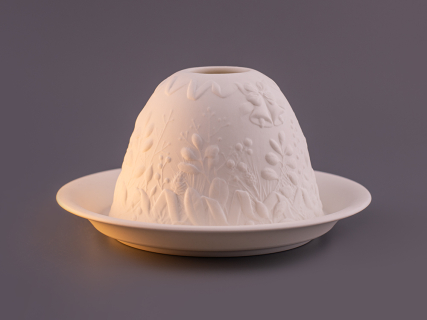 Подсвечник Литофания Рождественский венок LED светильник, арт. 81.10259.00.1, 