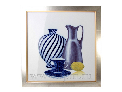 Пласт декоративный 360*360 Натюрморт с чашкой Прачечный мост арт. 60.05420.00.1