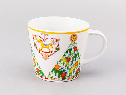 Подарочный набор трехпредметный комплект форма Карат рисунок Лесной праздник арт. 81.30217.00.1