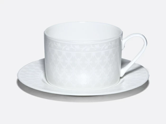 Сервиз чайный на 4 персоны 10 предметов в подарочной упаковке, форма Идиллия, рисунок Жемчужная сетка, арт. 81.34970.00.1, 