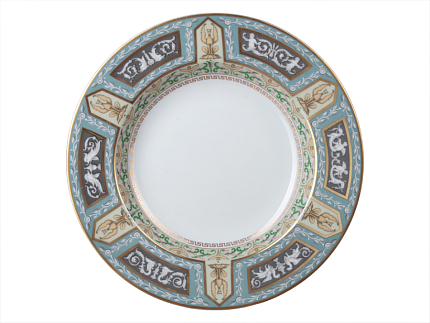 Тарелка глубокая 225 мм форма Европейская-2 рисунок Античный арт. 80.85308.00.1