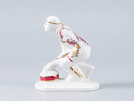 Скульптура форма Кёрлингистка рисунок Керлингистка арт. 82.78251.00.1