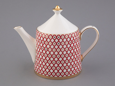 Сервиз чайный форма Идиллия рисунок Скарлетт, 4 персоны 10 предметов, арт. 81.27756.00.1