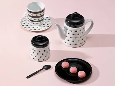 Сахарница форма Колокол рисунок Балтийский берег 2, арт. 80.45181.00.1