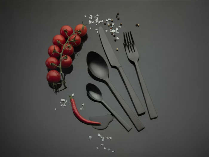 Комплект столовых приборов Урбан matte black 4 персоны, 16 предметов арт. 14.12013.01, 