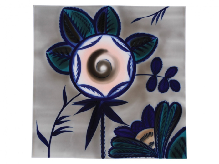 Пласт 350х350 форма Квадратный рисунок Синяя роза. Соль арт. 80.88964.00.1, 