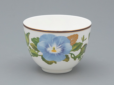 Чашка с блюдцем чайная форма Весенняя 2 рисунок Виола 2, арт. 81.34139.00.1