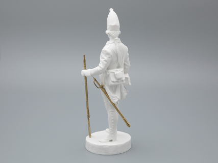 Скульптура Гренадер эпохи Павла I, в подарочной упаковке, рисунок Белый бисквит, арт 81.33429.00.1, 