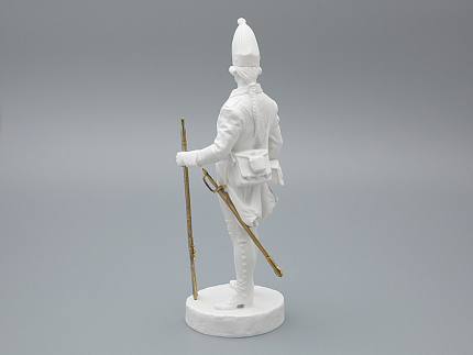 Скульптура Гренадер эпохи Павла I, в подарочной упаковке, рисунок Белый бисквит, арт 81.33429.00.1