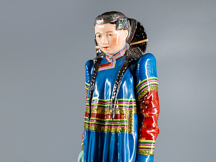 Скульптура Народности России, Монгольская женщина, арт 82.90180.00.1