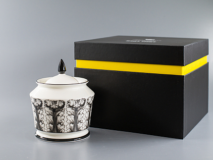 Подарочный набор сахарница форма Юлия рисунок Сысоев. Волшебный сад арт. 81.30908.00.1