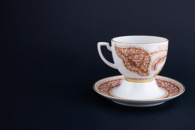 Сервиз чайный Дивный сад. День, на 6 персон, 14 предметов на форме Анданте арт 81.30457.00.1