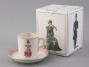 Чашка с блюдцем чайная 220 мл форма Гербовая рисунок Modes de Paris 1828 арт. 81.25414.00.1, 