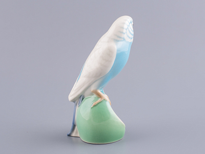 Скульптура форма Волнистый попугайчик рисунок Гоша арт. 82.77223.00.1