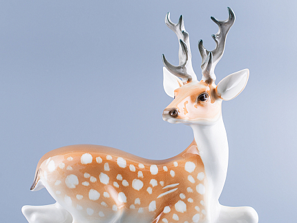 Скульптура Лань с рогами арт. 82.00993.00.1