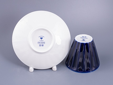 Чашка с блюдцем чайная форма Лучистая рисунок Найт, арт. 81.28659.00.1