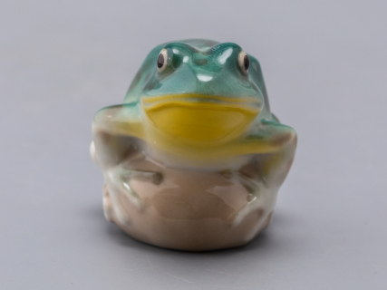 Скульптура Лягушка прудовая бирюзовая арт. 82.63685.00.1, 